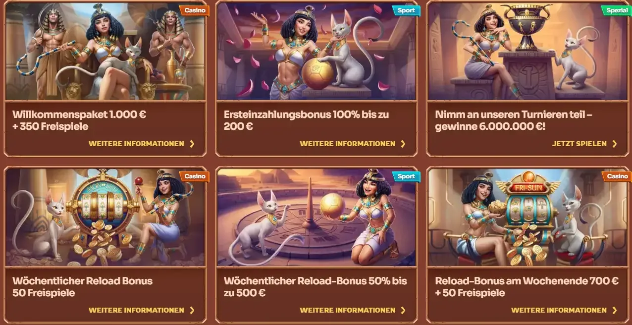 Cleobetra Casino Bonus und Aktionen